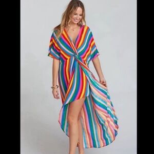 EUC Show Me Your MuMu Get Twisted Maxi Dress Size S